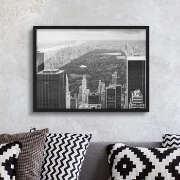 Poster con cornice - View Over Central Park II - Orizzontale 3:4