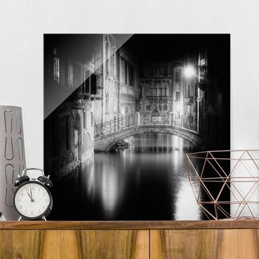 Quadro in vetro - Ponte di Venezia - Quadrato 1:1