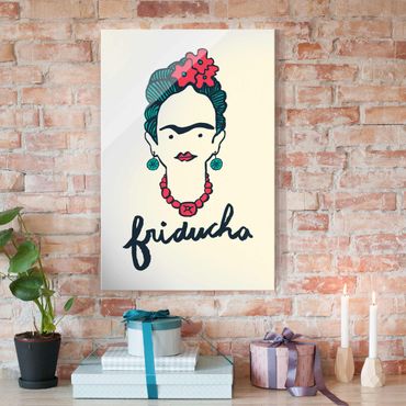 Quadro in vetro - Frida Kahlo - Friducha - Verticale 3:4