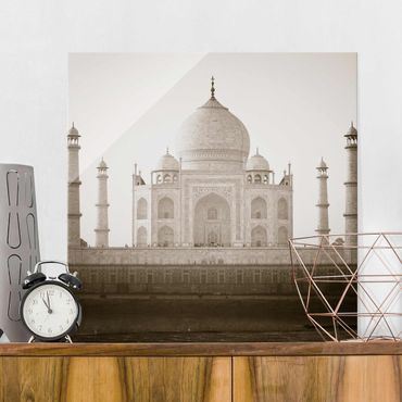 Quadro in vetro - Taj Mahal - Quadrato 1:1