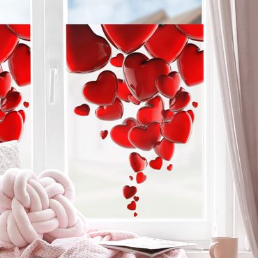 Decorazione per finestre Heart Balloons