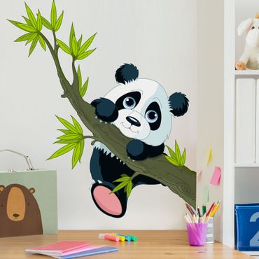 Adesivo murale - Rampicante panda.