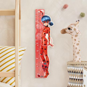 Metro da parete per bambini di legno - Miraculous Ladybug è la più grande
