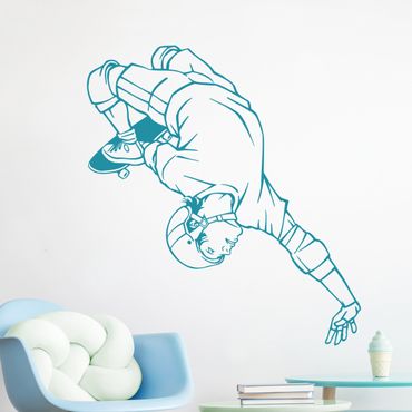 Adesivo murale No.FB8 Skateboard Trick