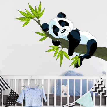 Adesivo murale - Panda addormentato