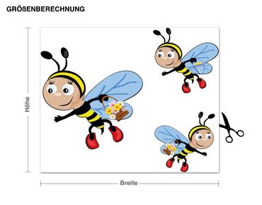 Adesivo murale - viaggio Bee
