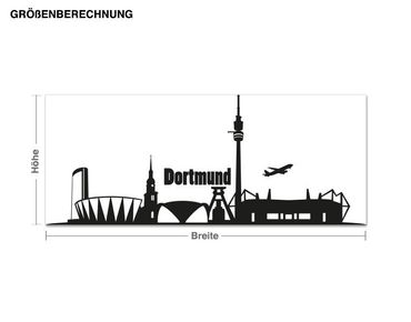 Adesivo murale - skyline di Dortmund