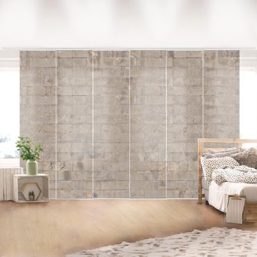 Tende scorrevoli set - Brick Wallpaper Concrete