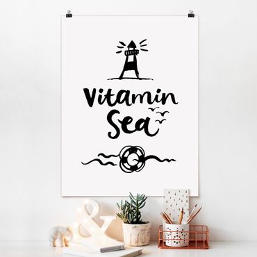 Poster - vitamina Sea - Verticale 4:3