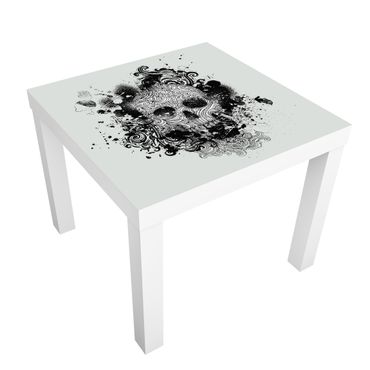 Carta adesiva per mobili IKEA - Lack Tavolino Skull