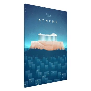Lavagna magnetica - Poster di viaggio - Atene - Formato verticale 2:3