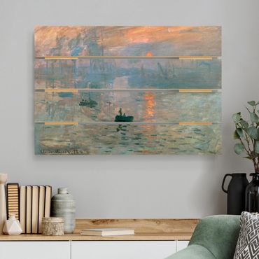Stampa su legno - Claude Monet - Impressione - Orizzontale 2:3