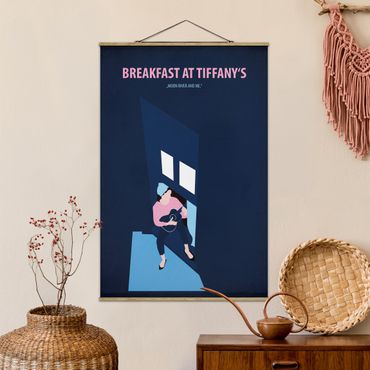 Foto su tessuto da parete con bastone - Poster del film Colazione da Tiffany - Verticale 3:2
