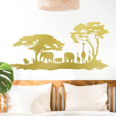 Adesivo murale - savana africana