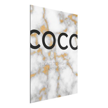 Quadro in alluminio - Coco - I Dont Do Fashion
