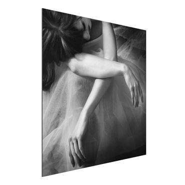 Quadro in alluminio - Le mani di un Ballerina