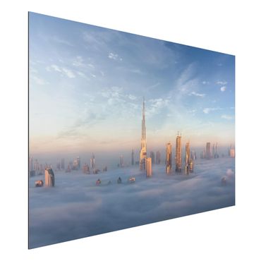 Quadro in alluminio - Dubai Sopra Le Nuvole
