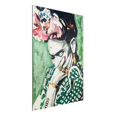 Quadro in alluminio - Frida Kahlo - Collage No.3