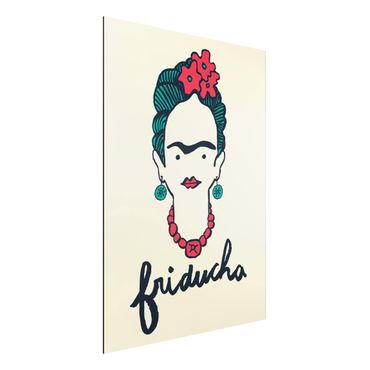 Quadro in alluminio - Frida Kahlo - Friducha