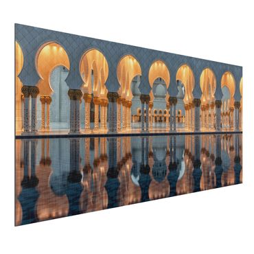 Quadro in alluminio - Reflections In The Mosque