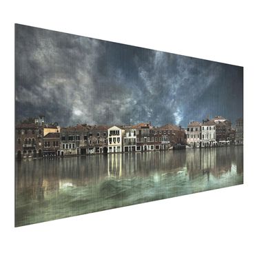 Quadro in alluminio - Reflections In Venice