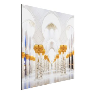 Quadro in alluminio - Moschea in oro