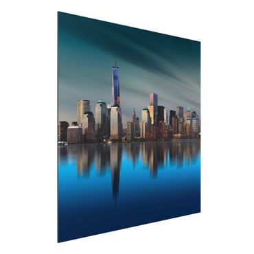 Quadro in alluminio - New York World Trade Center