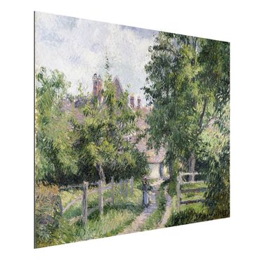 Quadro in alluminio - Camille Pissarro - Saint-Martin, vicino a Gisors - Impressionismo