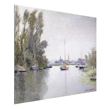 Quadro in alluminio - Claude Monet - Arganteuil visto dal piccolo Braccio della Senna - Impressionismo