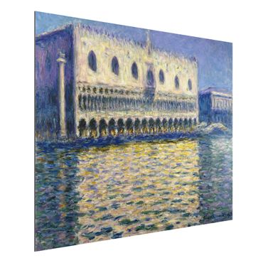 Quadro in alluminio - Claude Monet - Palazzo Ducale di Venezia - Impressionismo