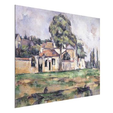 Quadro in alluminio - Paul Cézanne - Rive della Marna - Impressionismo