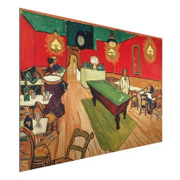 Quadro in alluminio - Vincent van Gogh - Il caffè di notte - Post-Impressionismo