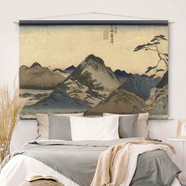 Arazzo da parete - Disegno asiatico - Montagna