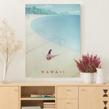 Stampa su tela - Poster Viaggi - Hawaii - Verticale 4:3