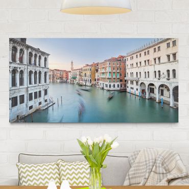 Stampa su tela - Grand Canal View From The Rialto Bridge Venice - Orizzontale 2:1