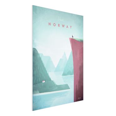 Stampa su Forex - Poster di viaggio - Norvegia - Verticale 4:3