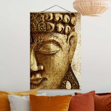 Foto su tessuto da parete con bastone - Vintage Buddha - Verticale 3:2