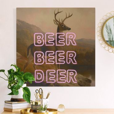 Stampa su tela - Beer Beer Deer