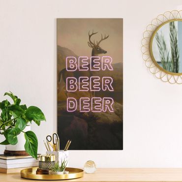Stampa su tela - Beer Beer Deer