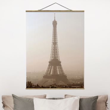 Foto su tessuto da parete con bastone - Tour Eiffel - Verticale 4:3