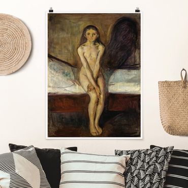 Poster - Edvard Munch - Pubertà - Verticale 4:3