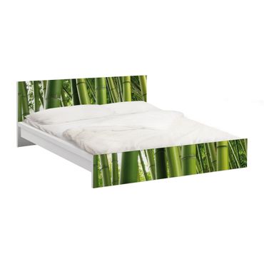 Carta adesiva per mobili IKEA - Malm Letto basso 140x200cm Bamboo Trees No.1