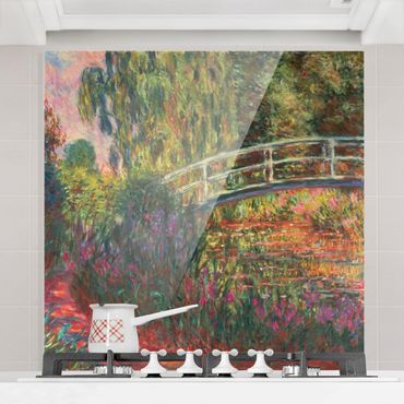 Paraschizzi in vetro - Claude Monet - The Japanese Bridge Giverny