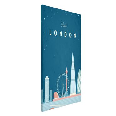 Lavagna magnetica - Poster Viaggio - Londra - Formato verticale 4:3