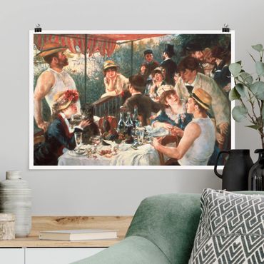 Poster - Auguste Renoir - La colazione dei canottieri - Orizzontale 2:3