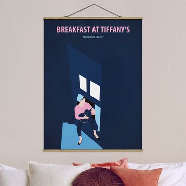 Foto su tessuto da parete con bastone - Poster di film Colazione da Tiffany - Verticale 4:3