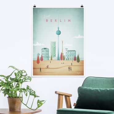 Poster - Poster viaggio - Berlino - Verticale 4:3