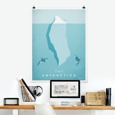 Poster - Poster di viaggio - Antartide - Verticale 4:3