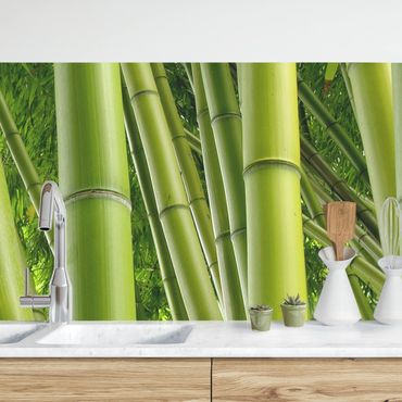 Rivestimento cucina - Rami di bambù