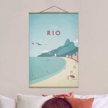 Foto su tessuto da parete con bastone - Poster Travel - Rio De Janeiro - Verticale 3:2